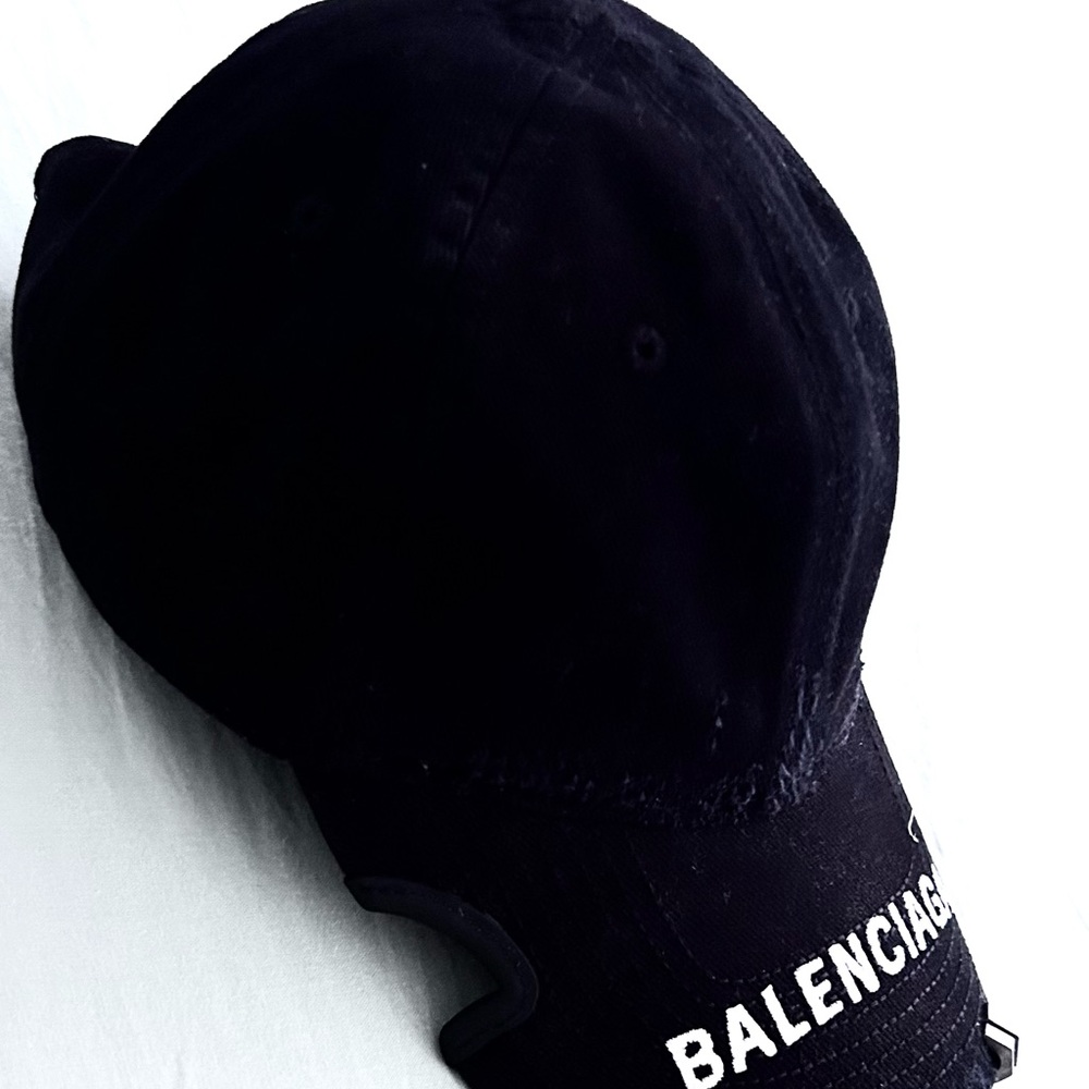 Balenciaga Dark Black Baseball Cap